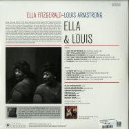 Back View : Ella Fitzgerald & Louis Armstrong - ELLA & LOUIS (LP) - Jazz Images / 1019153EL2