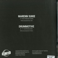 Back View : Marenn Sukie / Drummotive - ENOUGH RAIN / 77 ASTRO BLACK - Next Phase Records / NPRLP005