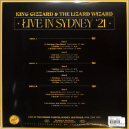 Back View : King Gizzard & The Lizard Wizard - LIVE IN SYDNEY 21 (3LP, TRIFOLD, YELLOW VINYL) - Diggers Factory / KGLWSY21