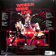 Back View : Scorpions - WORLD WIDE LIVE (COLOURED VINYL) (180g 2LP) - BMG Rights Management / 405053888130