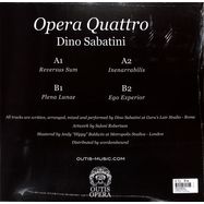 Back View : Dino Sabatini - OPERA QUATTRO - Outis Music / outisopera004