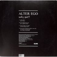 Back View : Alter Ego - WHY NOT?! (2X12 Inch) - Klang Elektronik / Klang124