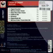 Back View : Cash & Carry - RESTLESS (MAXI-CD) - Smilax Records / S1058