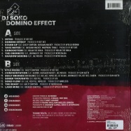 Back View : DJ Soko - DOMINO EFFECT (RED VINYL LP) - Left Of Center / loc001lp