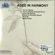 Back View : Aged In Harmony - YOURE A MELODY (REPRESS)(3X7 INCH + FANZINE) - Melodies International / MEL4XX