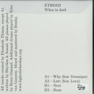 Back View : ETHIMM - WHEN THE DARK - Light of Other Days / LOOD005