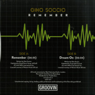 Back View : Gino Soccio - REMEMBER / DREAM ON - Groovin / GRWB-1207