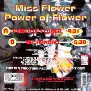 Back View : Miss Flower - POWER OF FLOWER (CLEAR RED 10 INCH) - Traxtorm / TRSE03