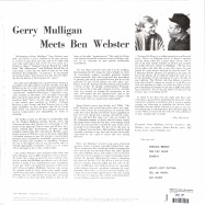 Back View : Gerry Mulligan & Ben Webster - GERRY MULLIGAN MEETS BEN WEBSTER (LP) - Verve / 7727181