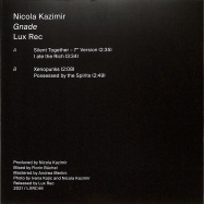 Back View : Nicola Kazimir - GNADE (7 INCH) - Lux Rec / LXRC46