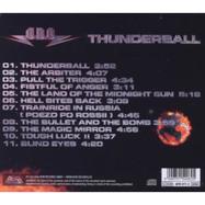 Back View : U.D.O. - THUNDERBALL (CD) - AFM RECORDS / AFM 0772