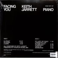 Back View : Keith Jarrett - FACING YOU (LP) - ECM Records / 2747763