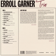 Back View : Erroll Garner - TRIO (LP) - BMG Rights Mgmt GmbH / 3842140
