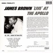 Back View : James Brown - JAMES BROWN LIVE AT THE APOLLO, 1962 (LTD. RED VINYL) - Universal / 7585852