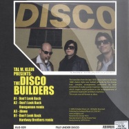 Back View : Tal M. Klein presents The Disco Builders - DONT LOOK BACK EP - Aniligital Music / alg029