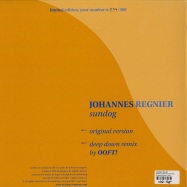 Back View : Johannes Regnier - SUNDOG (OOFT! REMIX) (CLEAR YELLOW VINYL) - The Healing Company / thc01