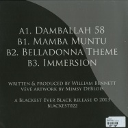 Back View : Cut Hands - DAMBALLAH 58 - Blackest Ever Black  / blackest022