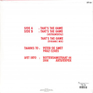 Back View : WET - THATS THE GAME (2020 REISSUE RED VINYL) - S.T.D. RECORDS / STD1201