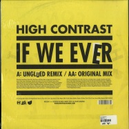 Back View : High Contrast - IF WE EVER (LTD YELLOW VINYL) - Hospital / NHS336T