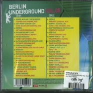 Back View : Various Artists - BERLIN UNDERGROUND VOL. 8 (2XCD) - More Music / 8951404