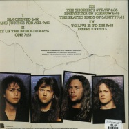 Back View : Metallica - ...AND JUSTICE FOR ALL (180G 2LP) - Blackened / BLCKND007R-1 / 6769023