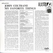 Back View : John Coltrane - MY FAVORITE THINGS (180G 2LP) - Rhino / 0349784282