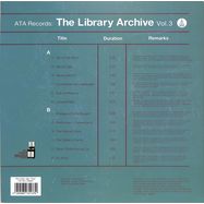 Back View : Various - THE LIBRARY ARCHIVE VOL. 3 (ATA RECORDS) (LP) - Ata Records / ATA031