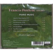 Back View : Chiara Cipelli - POULENC:PIANO MUSIC (CD) - Piano Classics / 2910217PCL
