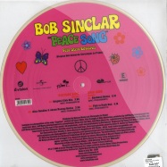 Back View : Bob Sinclar - PEACE SONG (PIC 12 INCH) - D:vision / dv659