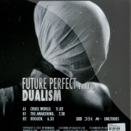 Back View : Dualism - FUTURE PERFECT PT II - Numbolic Unlimited / unltd005