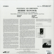 Back View : Herbie Hancock - INVENTIONS & DIMENSIONS (180G LP) - Blue Note / 0802772