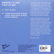 Back View : Kimberly Clark - FIRST OF MAY (7inch) - Futura Resistenza / RES7001