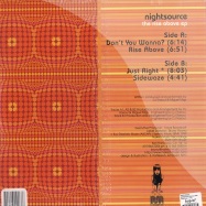 Back View : Nightsource - THE RISE ABOVE EP - Naked Muisc / nm06