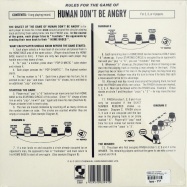 Back View : Human Dont Be Angry - HUMAN DON T BE ANGRY (LP + CD) - Chemikal Underground / chem172
