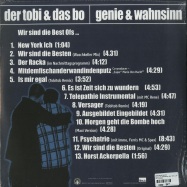 Back View : Der Tobi & Das Bo - GENIE UND WAHNSINN (WIR SIND DIE BEST OFS) (LTD WHITE 2X12 LP) - HHV / HHV638