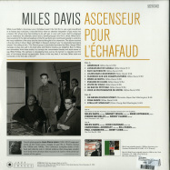 Back View : Miles Davis - ASCENSEUR POUR L ECHAFAUD (180G LP) - Jazz Images / 1024800EL1