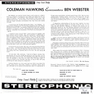 Back View : Coleman Hawkins & Ben Webster - COLEMAN HAWKINS ENCOUNTERS BEN WEBSTER (LP) - Verve / 7708963