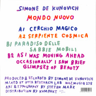 Back View : Simone De Kunovich - MONDO NUOVO - Mule Musiq / Mule Musiq 275