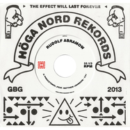 Back View : Rudolf Abramov - PARACETAMOL / CLONEX (7 INCH) - Hoga Nord Rekords / HNR045