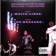 Back View : Grandmaster Flash With Melle Mel and the Furious Five - WHITE LINES (COLOURED 7INCH) - X-Ray / 0889466329548
