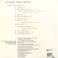 Back View : ARJ Snoek - ALBERT GABRIEL (2LP) - Ladomat 2078-1