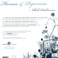 Back View : Homm & Popoviciu - NICOLE HECKMANN - Freunde Tontraeger / freu0066
