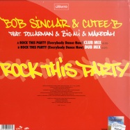 Back View : Bob Sinclar & Cutee B - ROCK THIS PARTY (EVERYBODY DANCE NOW) - Legato / 5110