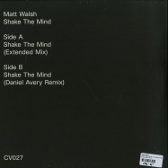 Back View : Matt Walsh - SHAKE THE MIND EP (DANIEL AVERY REMIX) - Clouded Vision / CV027