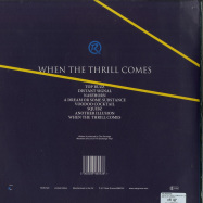 Back View : The Revenge - WHEN THE THRILL COMES (2X12 LP, B-STOCK) - Roar Groove  / RGRV020
