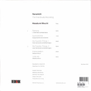 Back View : Masabumi Kikuchi - HANAMICHI - THE FINAL STUDIO RECORDING (180G, LP) - Red Hook Records / RH1001LP
