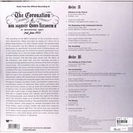 Back View : Various Artists - THE CORONATION OF QUEEN ELIZABETH II (LTD PLATINUM 180G LP) - Warner Classics / 505419714936