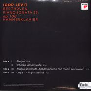 Back View : Igor Levit / Ludwig van Beethoven - KLAVIERSONATE 29,OP.106 - HAMMERKLAVIER - (2LP) - Sony Classical / 19075969581
