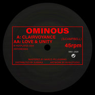 Back View : Ominous - CLAIRVOYANCE / LOVE & UNITY (REISSUE) - Hot Plates / HOTONES002