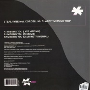 Back View : Steal Vybe feat. Cordell Mc Clarey - MISSING YOU - Stalwart / STAL004